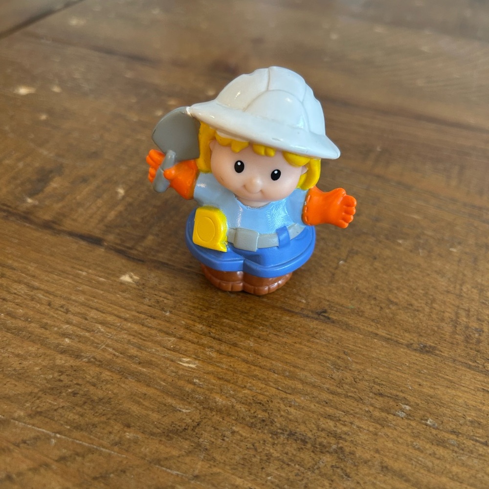 Fisher Price Little People construction worker as is